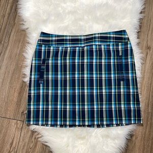 Liga Plaid Skort Skirt Size 12
